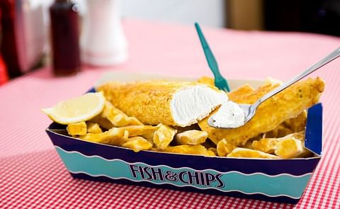 Fish and Chip Ice Cream offered by Fredericks Dairies Fish and Chip Ice Cream offered by Fredericks Dairies