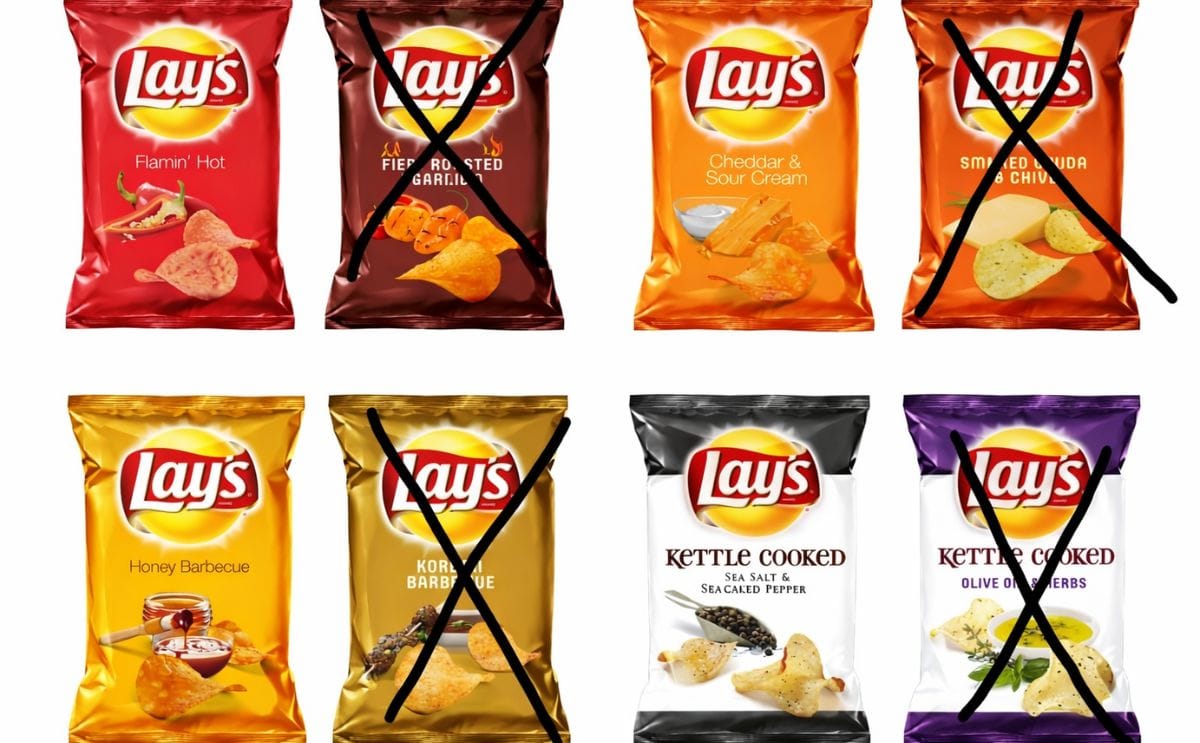Americans rejected the new flavors and decided to stick with the familiar flavors in ALL four pair match-ups