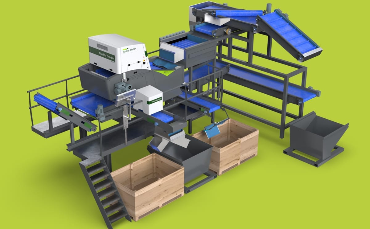 Flikweert Vision's new-generation QualityGrader combines advanced AI-powered optical sorting, enhanced flexibility, improved serviceability and higher throughput to help potato and onion growers, packers and processors achieve more efficient, consistent q Flikweert Vision's new-generation QualityGrader combines advanced AI-powered optical sorting, enhanced flexibility, improved serviceability and higher throughput to help potato and onion growers, packers and processors achieve more efficient, consistent q