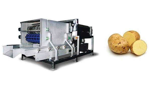 Flo-Mech Flo-Cut® Sizer-Halver is a Potato Grading System, with a Halving Section for Oversized Tubers