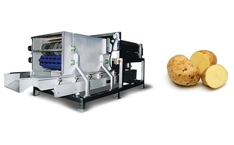 Flo-Mech Flo-Cut® Sizer-Halver is a Potato Grading System, with a Halving Section for Oversized Tubers