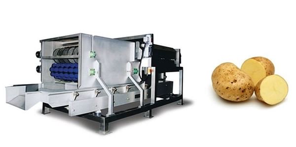 Flo-Mech Flo-Cut® Sizer-Halver is a Potato Grading System, with a Halving Section for Oversized Tubers