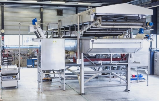 Florigo Fryer for French Fries (25 tons/hour) front view Florigo Fryer for French Fries (25 tons/hour) front view