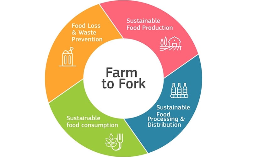 The Farm to Fork Strategy sets out regulatory and non-regulatory measures to make the EU food system a global standard for sustainability. The Farm to Fork Strategy sets out regulatory and non-regulatory measures to make the EU food system a global standard for sustainability.