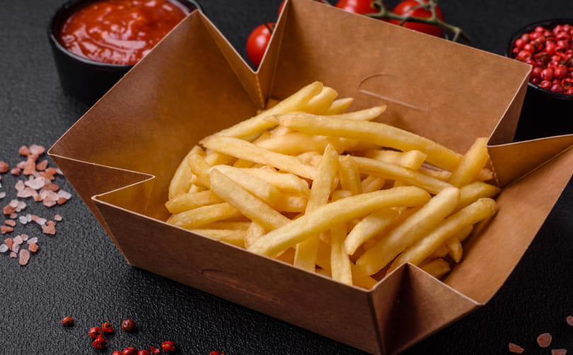 Extended Crispiness and Hold Time for Delivery and Takeaway Applications Extended Crispiness and Hold Time for Delivery and Takeaway Applications