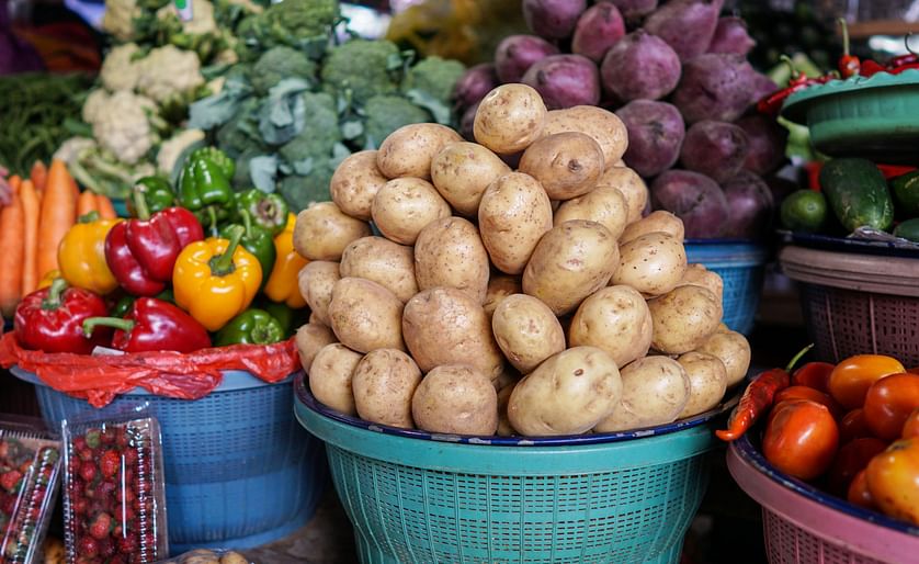 Potatoes with other vegetables