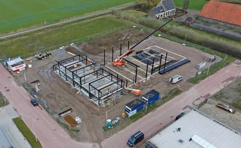 Food Processing Equipment manufacturer and vibratory technology specialist FoodeQ Engineering BV provides an update on the progress of their new building: this picture was taken earlier this month. Food Processing Equipment manufacturer and vibratory technology specialist FoodeQ Engineering BV provides an update on the progress of their new building: this picture was taken earlier this month.