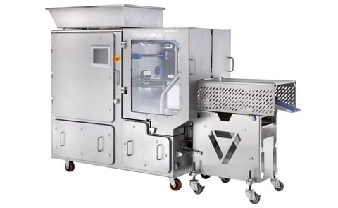 Formax NovaMax 400 with high-speed mold plate drive, offers increased throughput, precise weight control, simple product changeovers and low operating costs Formax NovaMax 400 with high-speed mold plate drive, offers increased throughput, precise weight control, simple product changeovers and low operating costs
