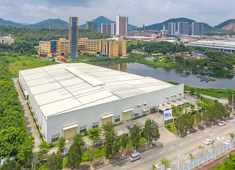 Aerial View of FPS factory in Zhongshan, China Aerial View of FPS factory in Zhongshan, China
