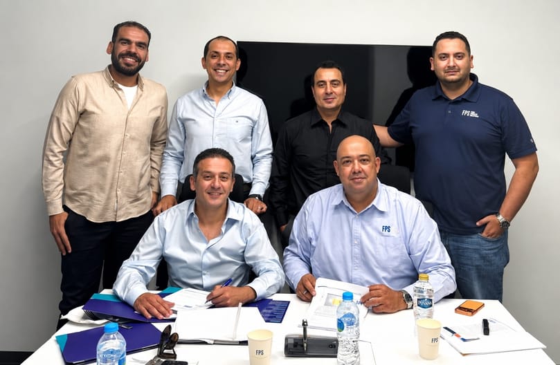 Representatives of FPS Food Process Solutions and MAF Gateways during the agreement signing for a new end-to-end frozen french fry processing project in Egypt. Representatives of FPS Food Process Solutions and MAF Gateways during the agreement signing for a new end-to-end frozen french fry processing project in Egypt.