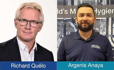 FPS Food Process Solutions - a global leader in turn-key freezing and cooling equipment - promotes Richard Quélo to Sales Director, Europe and appoints Argenis Anaya as Sales Manager, Latin America covering Mexico, Central America and FPS Food Process Solutions - a global leader in turn-key freezing and cooling equipment - promotes Richard Quélo to Sales Director, Europe and appoints Argenis Anaya as Sales Manager, Latin America covering Mexico, Central America and