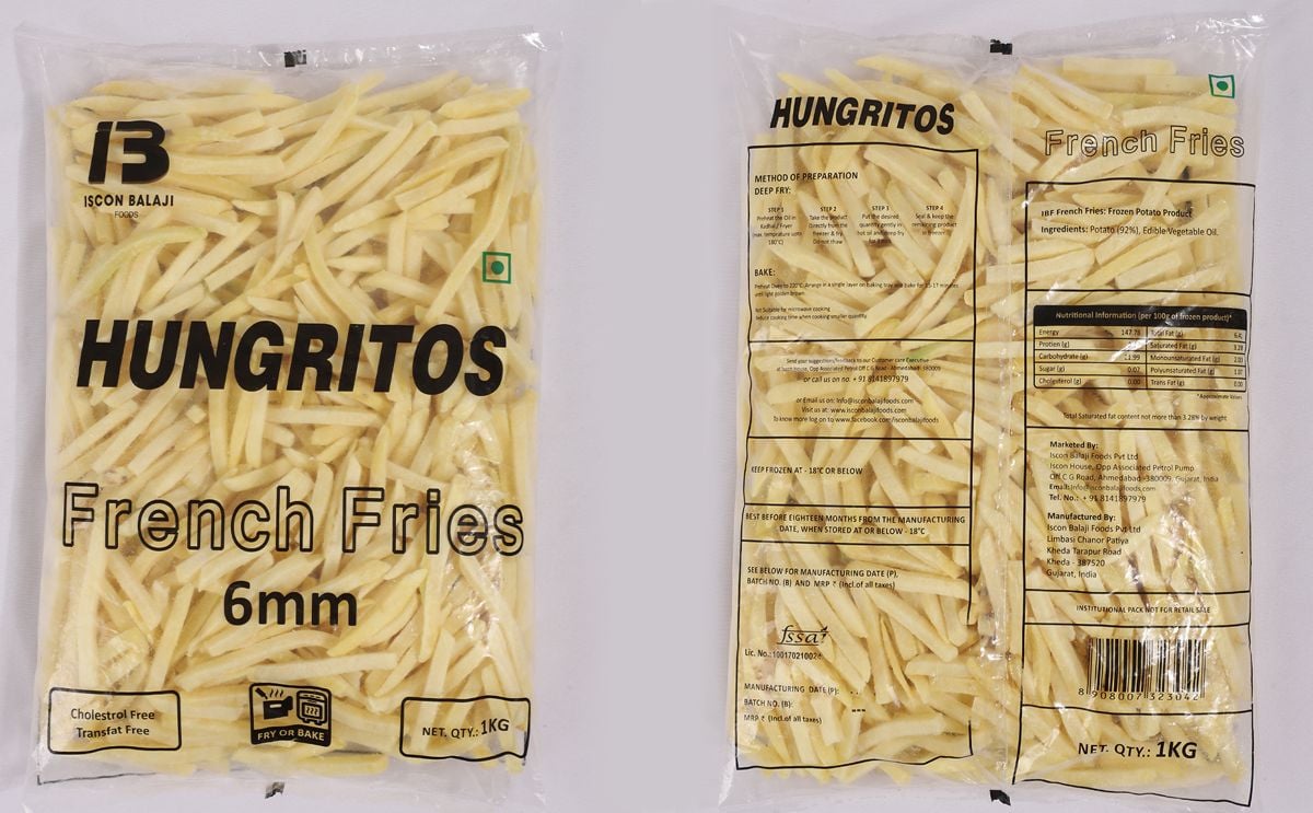 French Fries 6MM 1KG Mix