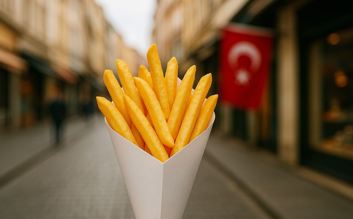 New trend in Turkey: French Fries in a cone New trend in Turkey: French Fries in a cone