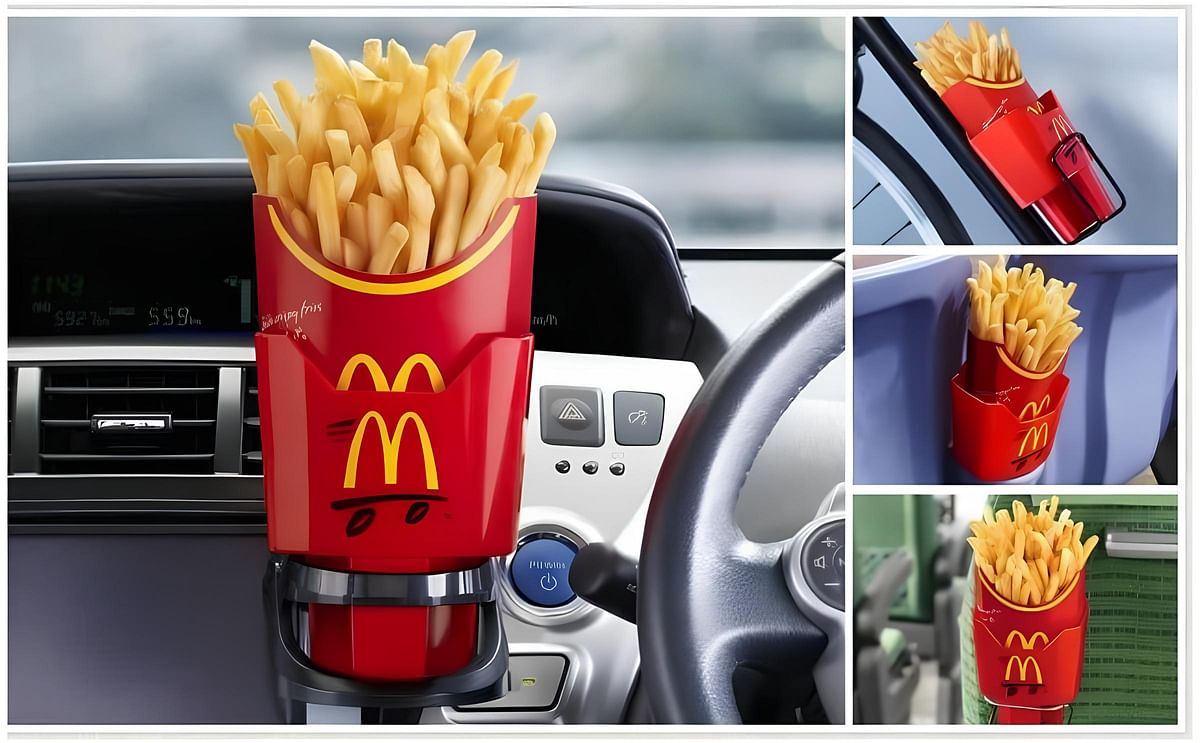 McDonalds Japan french fry cupholder McDonalds Japan french fry cupholder