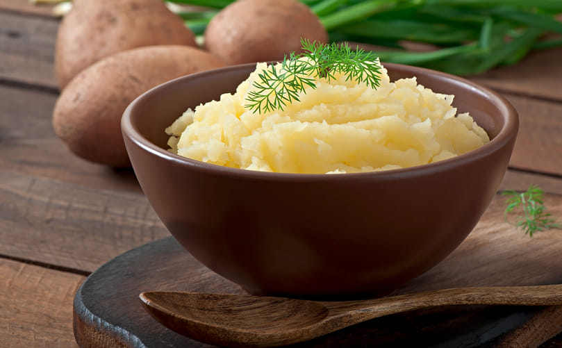 Frozen mashed potatoes