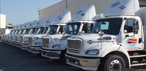 Frito-Lay&#039;s Compressed Natural Gas Truck Fleet helps reduce Carbon Footprint