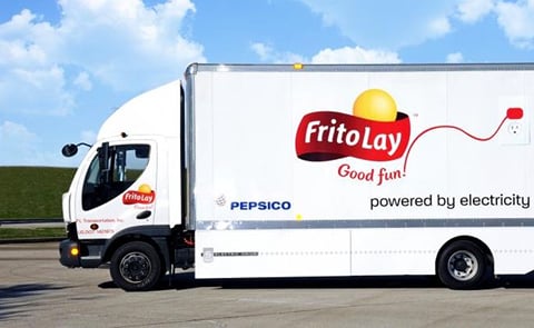 Frito-lay electric delivery truck (picture added to article in 2017) Frito-lay electric delivery truck (picture added to article in 2017)