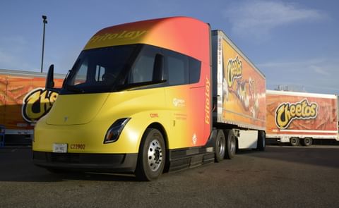 Frito Lay Modesto Tesla Semi Truck Frito Lay Modesto Tesla Semi Truck