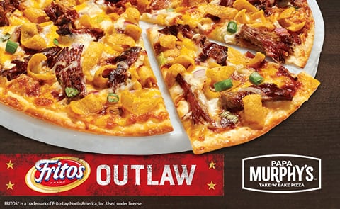 Fritos® Teams Up With Papa Murphy's® Take 'n' Bake Pizza To Unveil Limited-Edition Fritos® Outlaw Pizza Fritos® Teams Up With Papa Murphy's® Take 'n' Bake Pizza To Unveil Limited-Edition Fritos® Outlaw Pizza