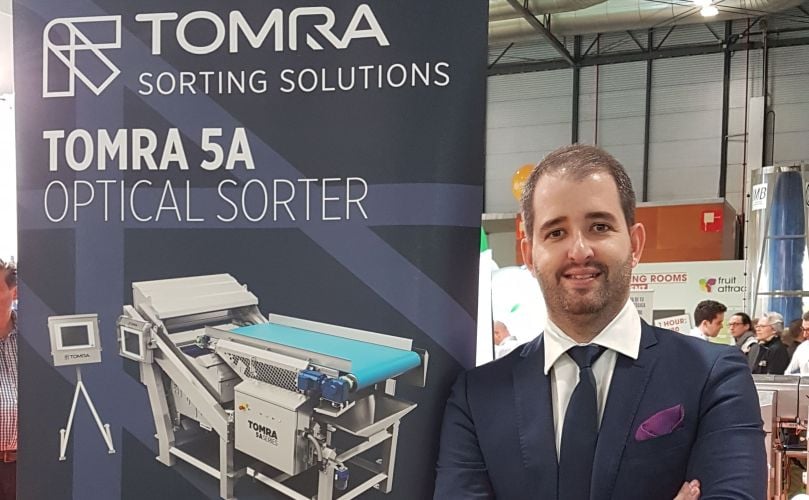 Tras la feria Alejandro Palacios, Director de ventas de TOMRA Food para España y Portugal, confirmó que sus expectativas para esta cita se han visto cumplidas. Tras la feria Alejandro Palacios, Director de ventas de TOMRA Food para España y Portugal, confirmó que sus expectativas para esta cita se han visto cumplidas.