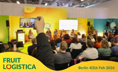 Industry experts and global audiences come together on stage at Fruit Logistica 2026 in Berlin, where six specialist forums will drive dialogue on innovation, sustainability and the future of the international fresh fruit trade. Industry experts and global audiences come together on stage at Fruit Logistica 2026 in Berlin, where six specialist forums will drive dialogue on innovation, sustainability and the future of the international fresh fruit trade.
