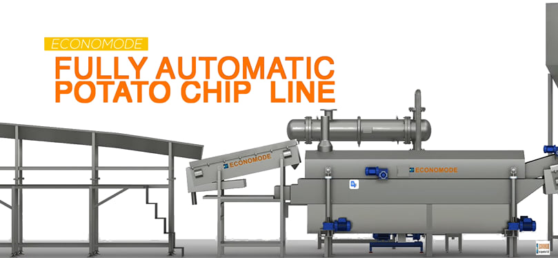 Fully Automatic Potato Chips Line - Economode Fully Automatic Potato Chips Line - Economode