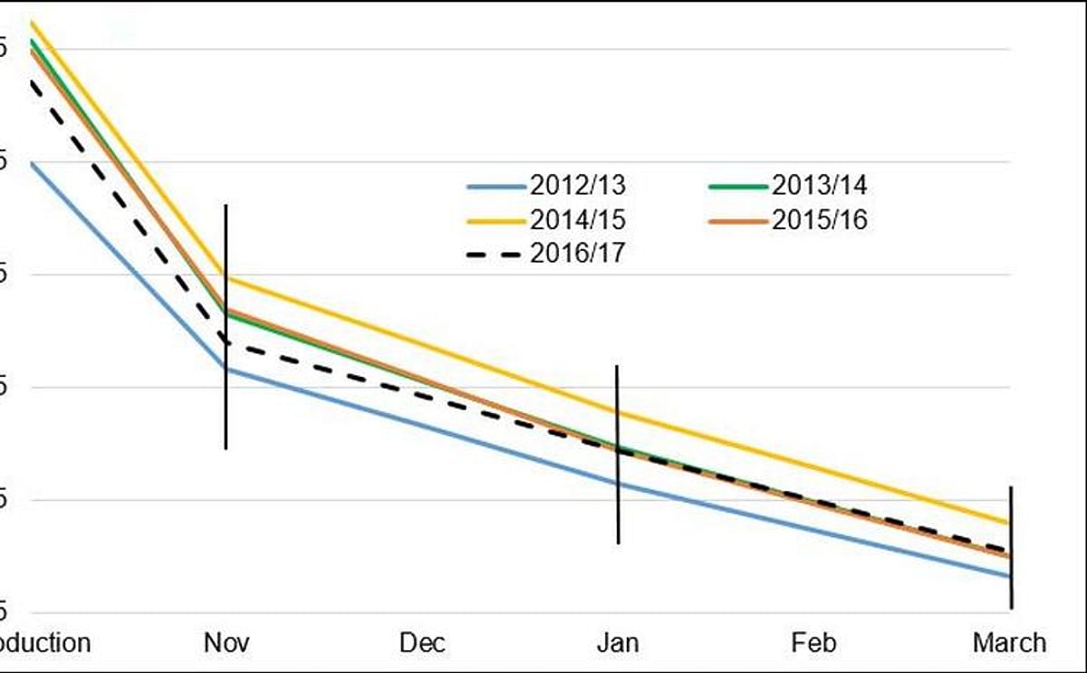 Great Britain potato stocks at similar level as last year. Great Britain potato stocks at similar level as last year.