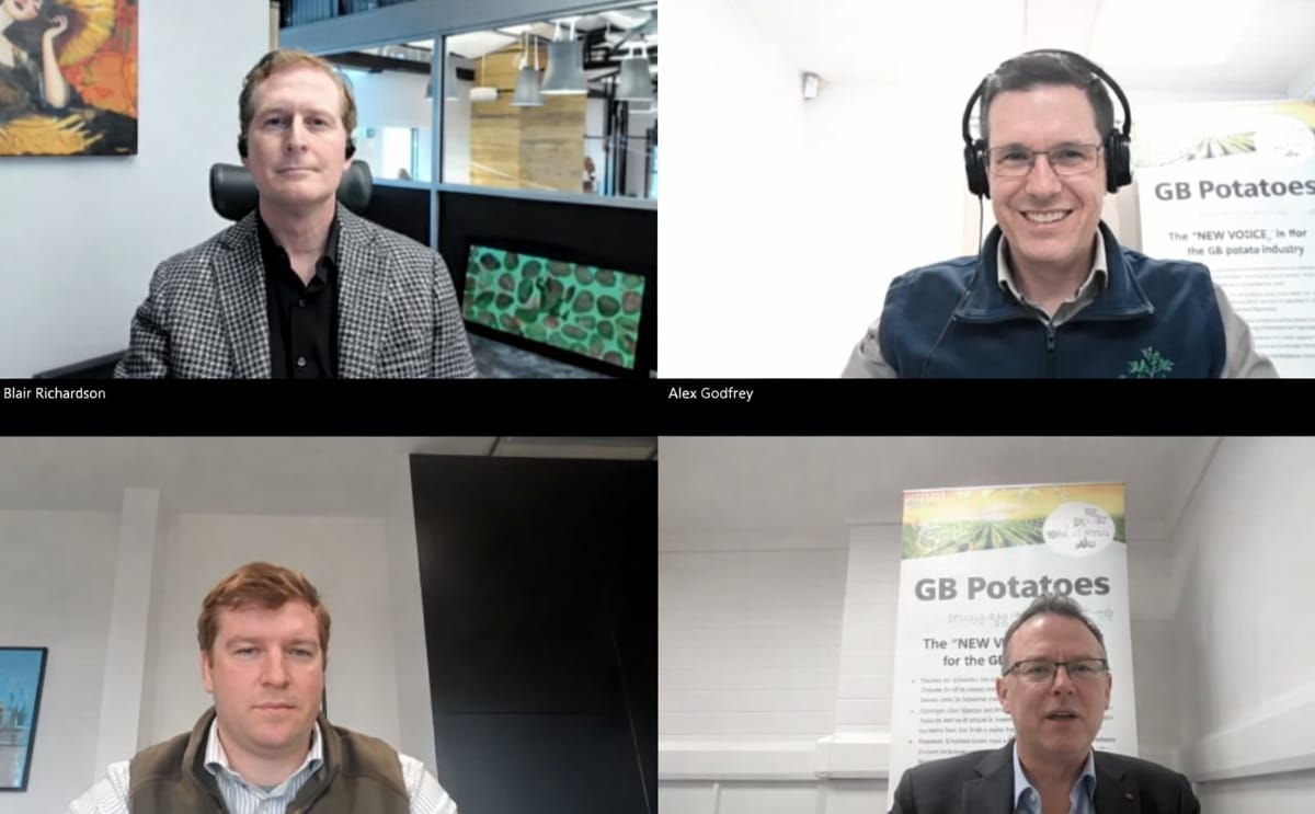 Industry leaders discuss rising weather risks and new insurance solutions during a GB Potatoes webinar on managing risk in potato production