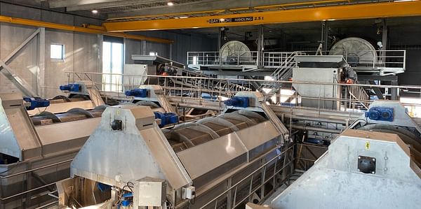 Gigantic Tummers washing line for Danish potato starch producer