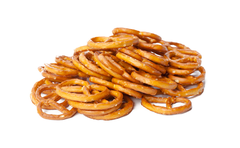 Traditional Pretzel with Characteristic Alkaline-Baked Crust Traditional Pretzel with Characteristic Alkaline-Baked Crust