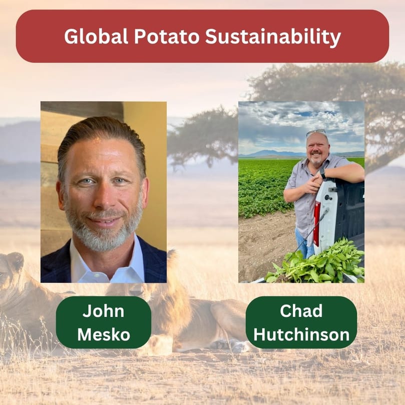 John Mesko and Chad Hutchinson will co-chair the Global Potato Sustainability sessions at the World Potato Congress 2026