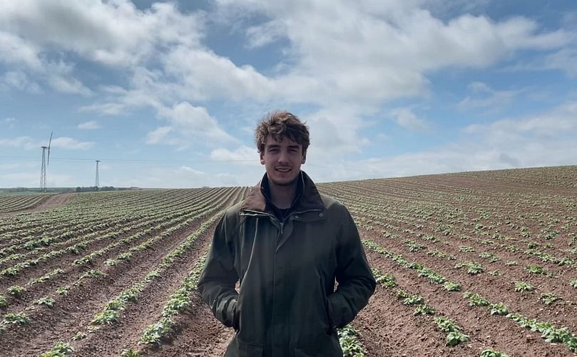 James Pick, a 22-year-old potato farmer for McCain based in North Yorkshire James Pick, a 22-year-old potato farmer for McCain based in North Yorkshire