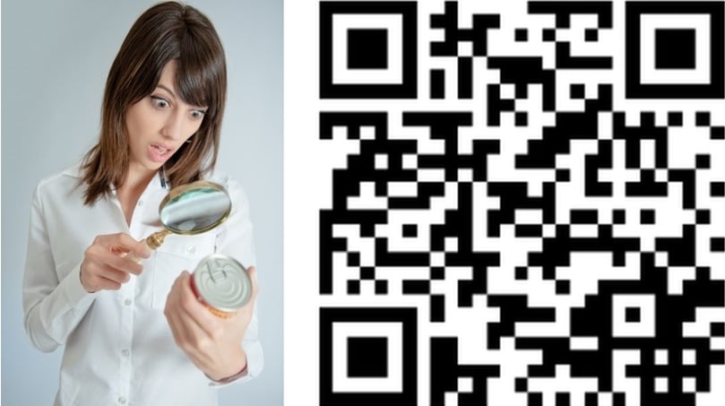 You may not only need a magnification glass, but a smart-phone as well: the compromise would allow three labeling options: (1) a phrase indicating that the food product contains genetically modified organisms (GMOs), (2) an on-pack symbol or (3) a QR or bar code that consumers could scan with their smartphones. You may not only need a magnification glass, but a smart-phone as well: the compromise would allow three labeling options: (1) a phrase indicating that the food product contains genetically modified organisms (GMOs), (2) an on-pack symbol or (3) a QR or bar code that consumers could scan with their smartphones.