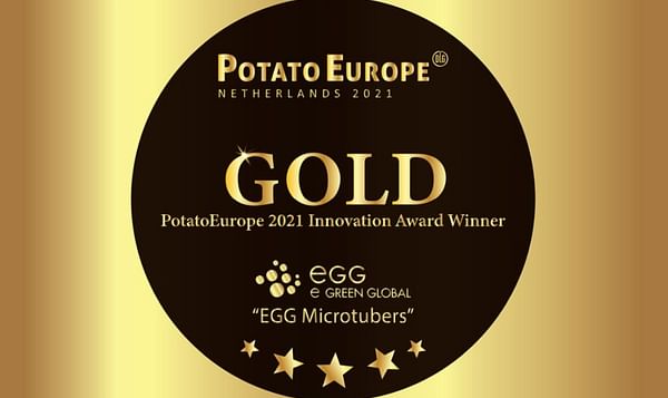 PotatoEurope's Golden Innovation Award goes to EGG Microtubers.