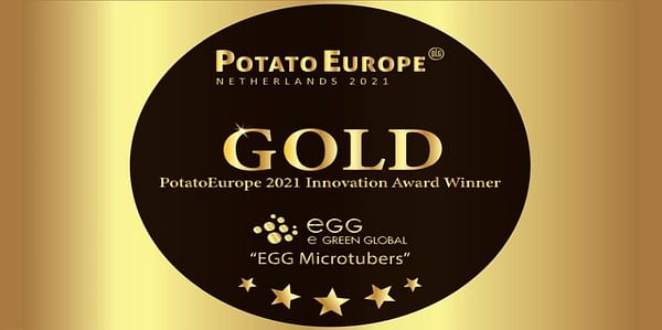 PotatoEurope's Golden Innovation Award goes to EGG Microtubers.