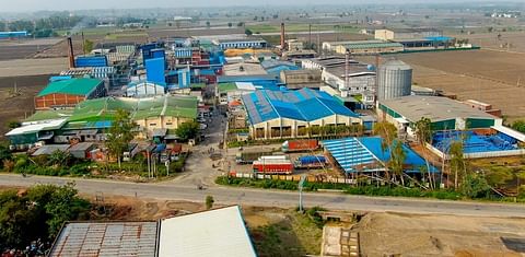 Aerial View of the Goodrich Cereals Plant in Nagla, Karnal, in the Indian state of Haryana, where the company produces a range of dehydrated potato products