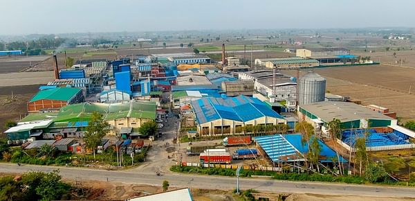 Aerial View of the Goodrich Cereals Plant in Nagla, Karnal, in the Indian state of Haryana, where the company produces a range of dehydrated potato products