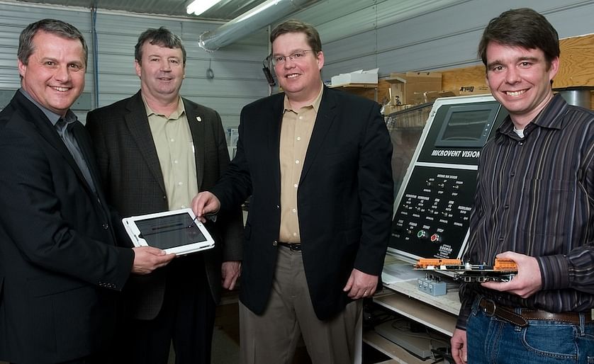 Gorman Controls has redeveloped its flagship product, the Micro Vent Vision (MVV) Storage Monitor, which it said will help advance the agriculture community on Prince Edward Island and beyond (updated image; dated 2011)