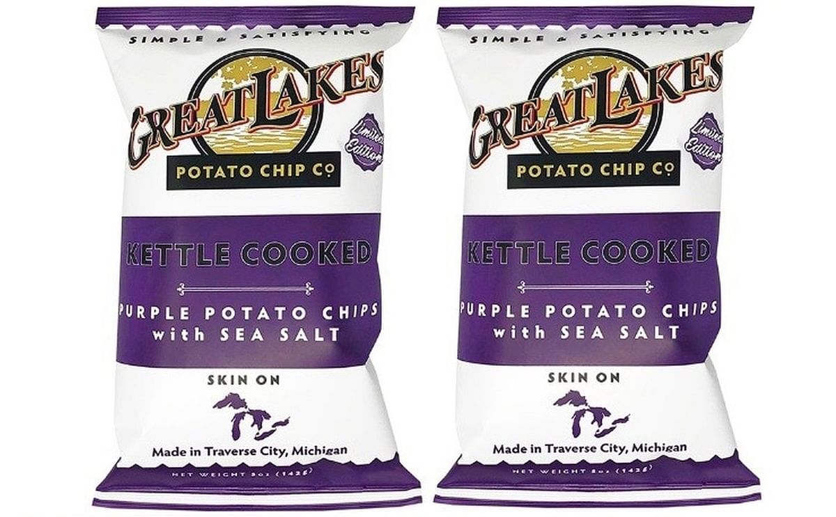 Limited Edition Purple Potato Chips at the Great Lakes Potato Chip Company Limited Edition Purple Potato Chips at the Great Lakes Potato Chip Company
