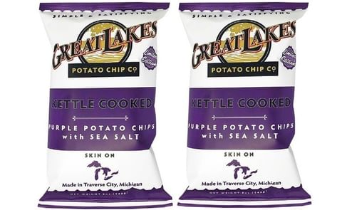 Limited Edition Purple Potato Chips at the Great Lakes Potato Chip Company Limited Edition Purple Potato Chips at the Great Lakes Potato Chip Company