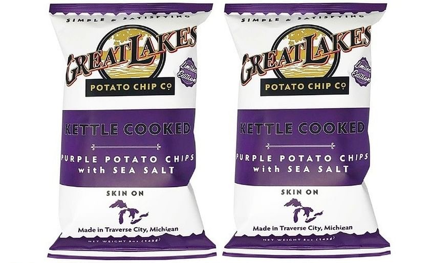 Limited Edition Purple Potato Chips at the Great Lakes Potato Chip Company