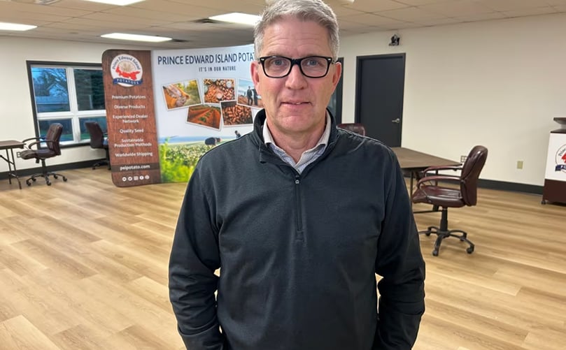 Greg Donald, gerente general de PEI Potato Board Greg Donald, gerente general de PEI Potato Board