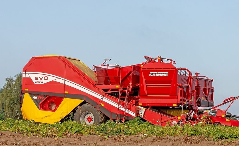 Grimme presents the EVO 290, the first bunker harvester with Airsep at Interpom | Primeurs
