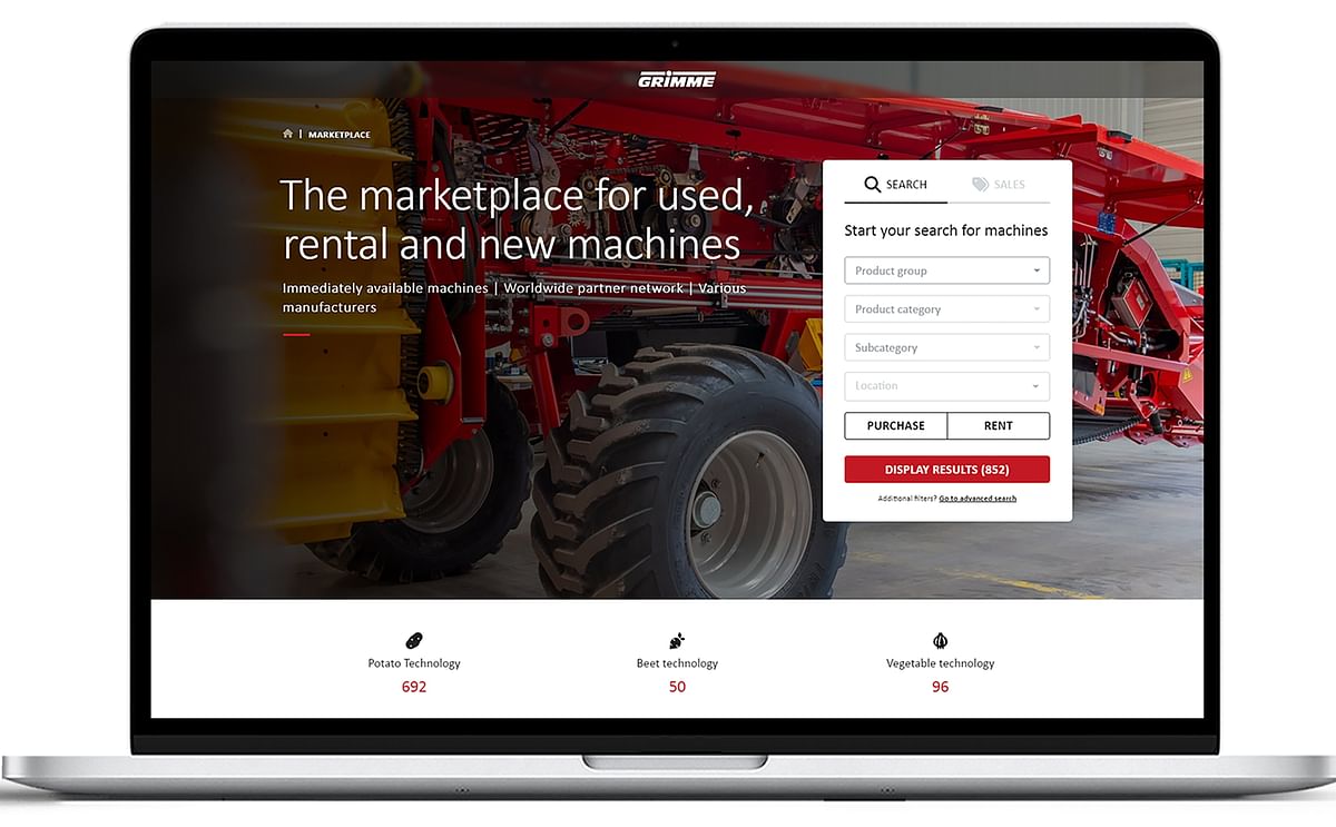 GRIMME publishes new marketplace