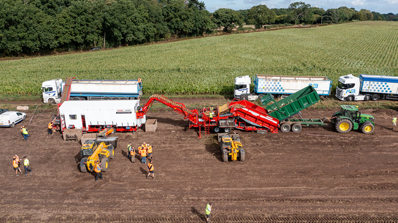 Grimme ProSort in action Grimme ProSort in action