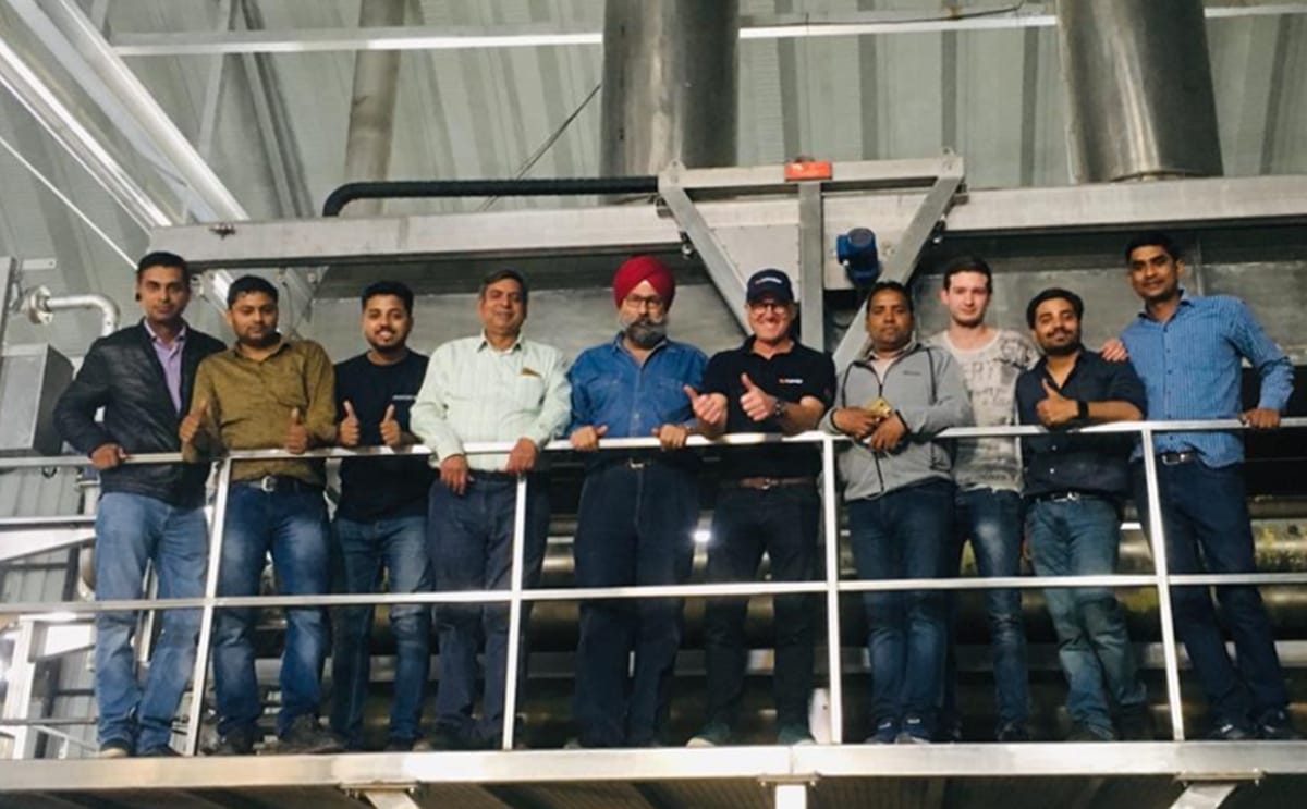 Leelaram Enterprises’ leadership team at a state-of-the-art potato flakes processing facility, reflecting the company’s hands-on expertise in designing, executing, and modernizing large-scale food processing plants across India.
