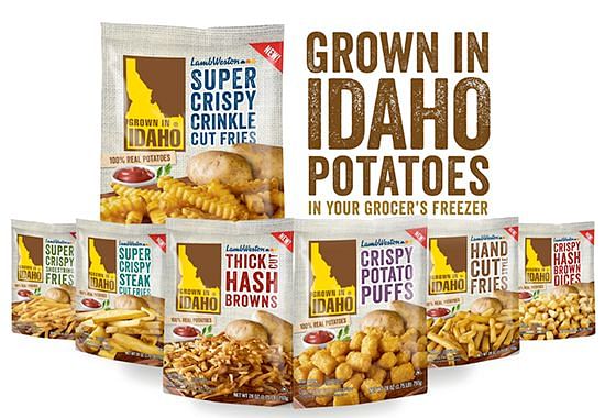 Grown in Idaho frozen potato products