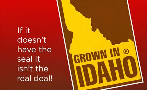 Focus on the image of Idaho Potatoes Focus on the image of Idaho Potatoes