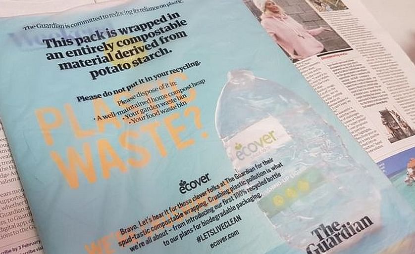 British newspaper The Guardian switches to potato starch based wrapping