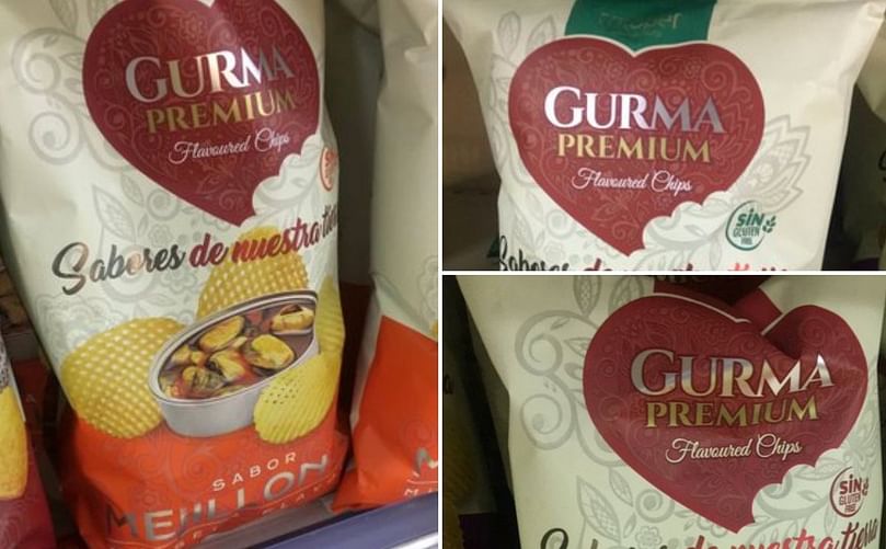 Estos sabores forman parte de la línea premium y sin gluten de Gurma y otros tipos de patatas que están a la venta son las que tienen gusto a paella valenciana, salchichón o limón y pimienta.